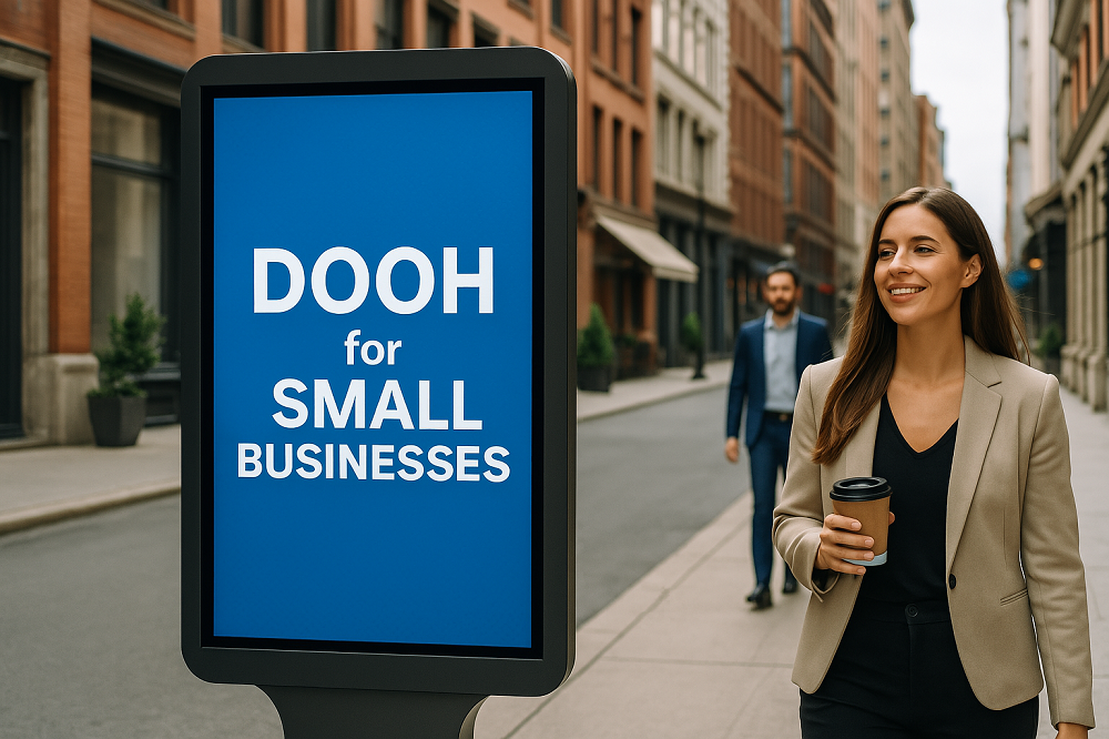 DOOH voor kleine bedrijven